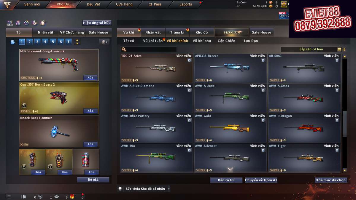 shop acc cf uy tin gia re